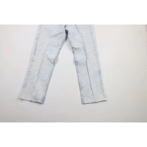 Vintage 90s Levis 501xx Mens 32x30 Distressed Button Fly Acid Wash Jeans USA
